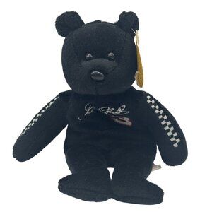 Dale Earnhardt Gold N Bears Plush Collectible Bear Black Red Embroidered Racing